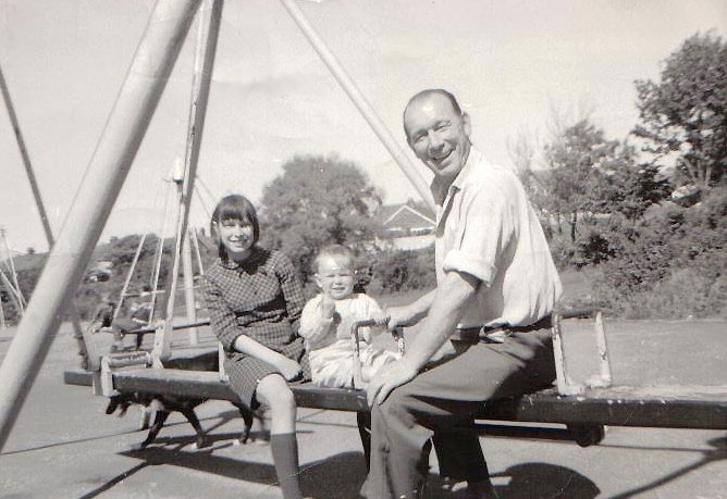 Dennis and family in the Playnies
